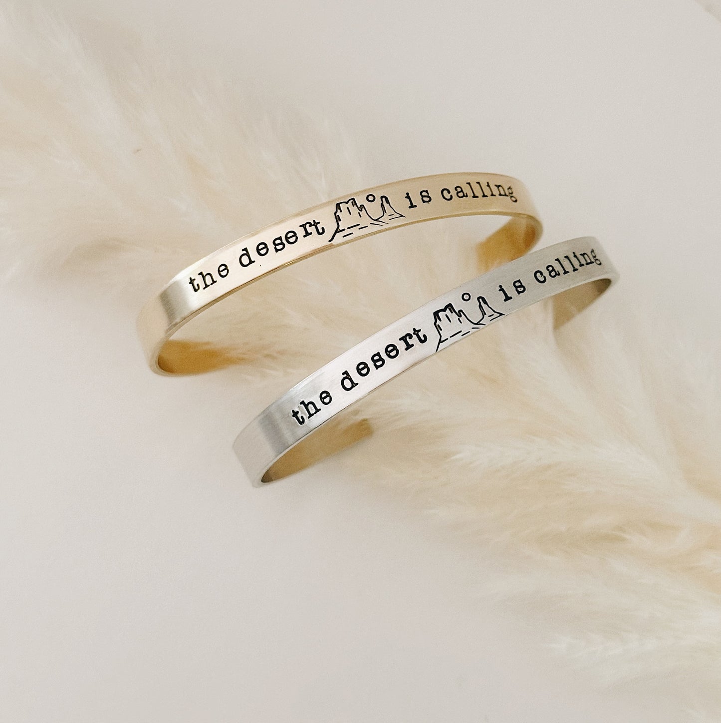 The Desert is Calling Metal Cuff Bracelet
