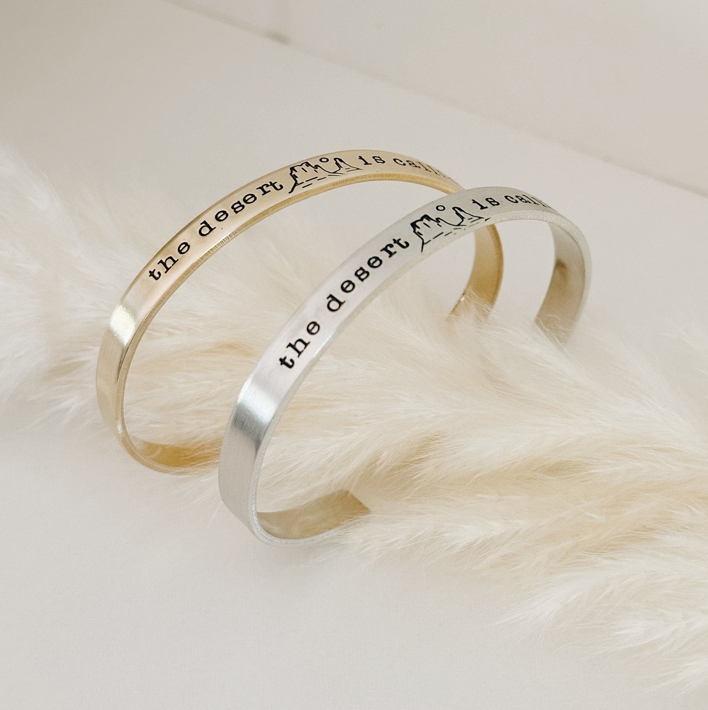 The Desert is Calling Metal Cuff Bracelet