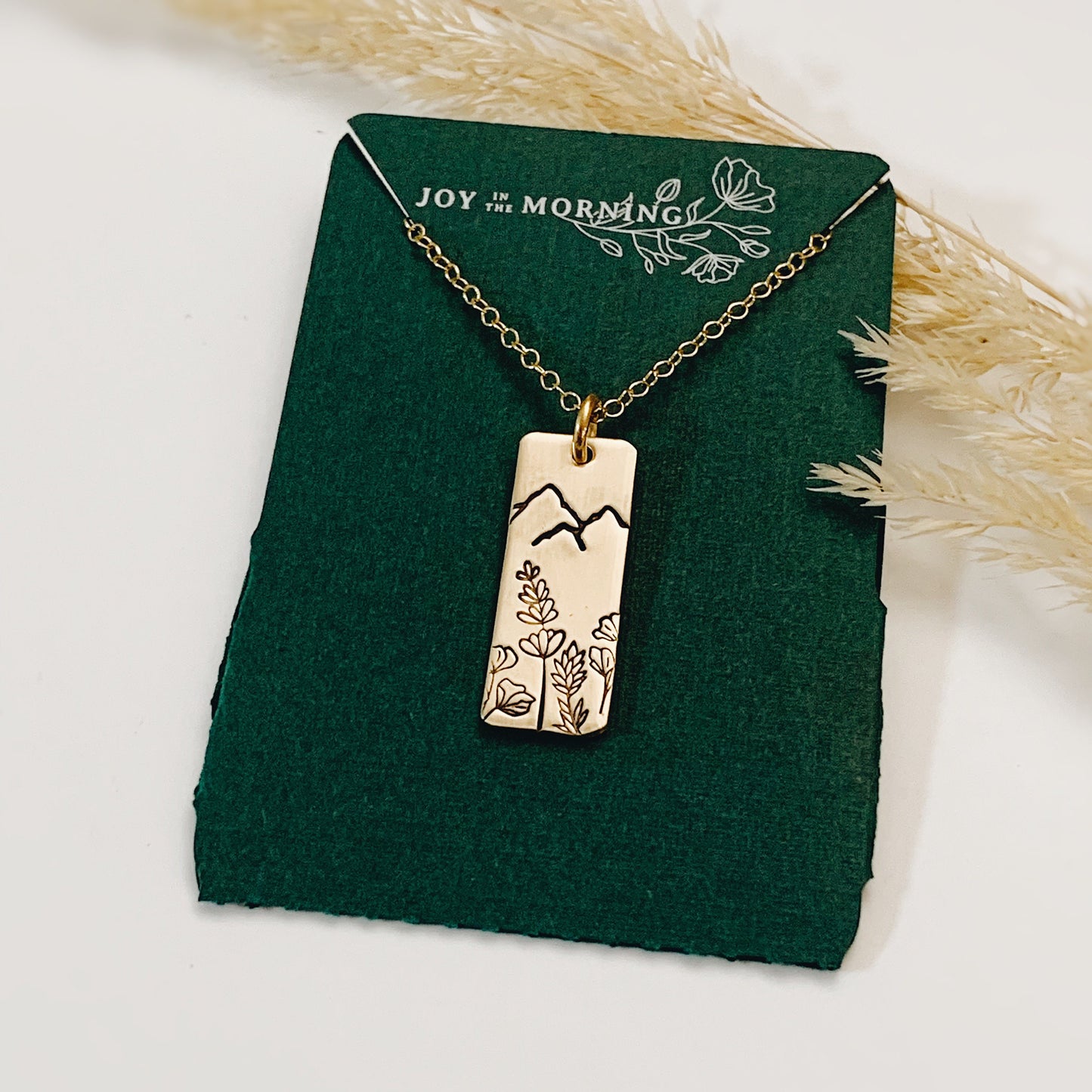 Wildflowers Dancing Necklace, Mountains